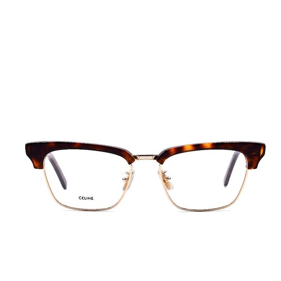 NEW CELINE PARIS CL50026U 030 HAVANA GOLD AUTHENTIC EYEGLASSES FRAME - Picture 3 of 15